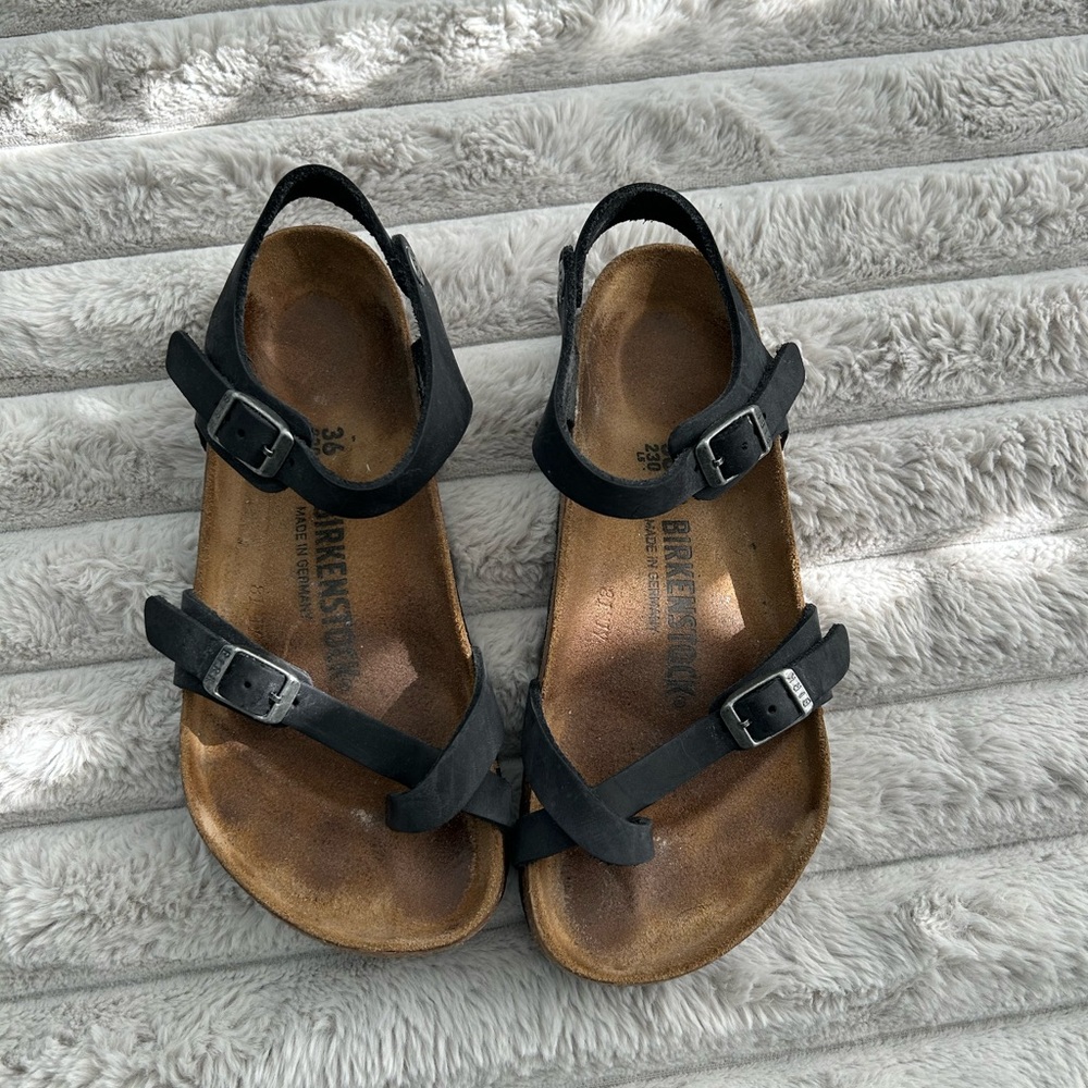 Birkenstock Black Double Strap Sandals